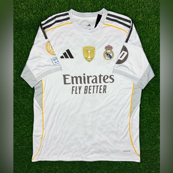 adidas Other - •LABOR WEEKEND SALE• NEW CLUB REAL MADRID HOME VINI JR MEN’S JERSEY!